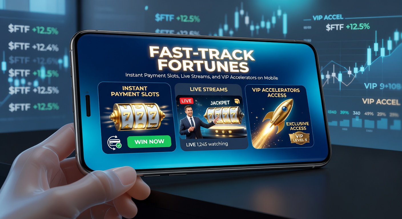 Dynamic live stream interface on a smartphone showing slot spins, chat bubbles, and VIP accelerator progress bars