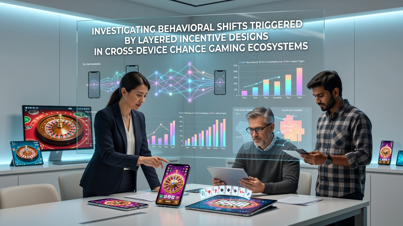 Cross-device gaming interfaces showing layered rewards and user progression paths across mobile and desktop platforms