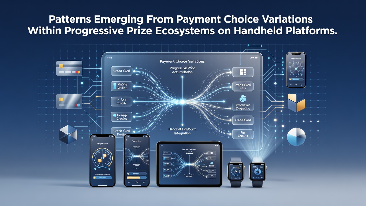 Mobile handheld device displaying progressive prize slots interface with payment selection options