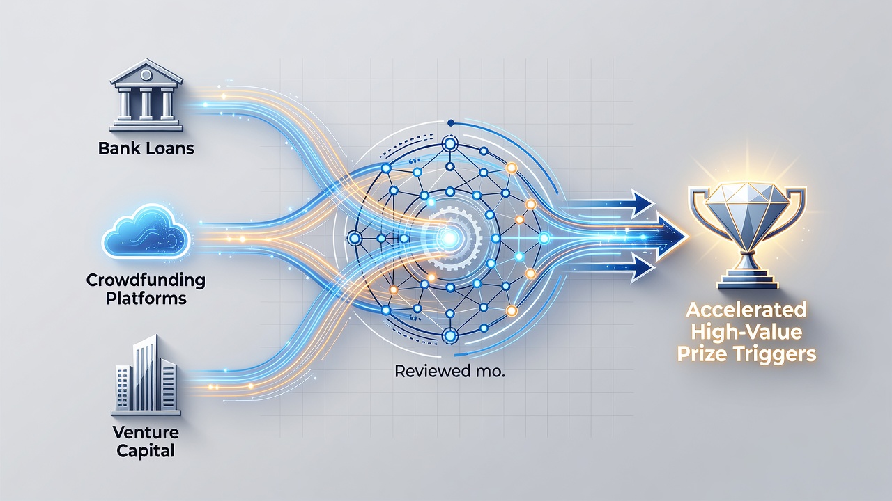 Data visualizations showing transaction pathways and corresponding prize trigger timelines in mobile slot environments